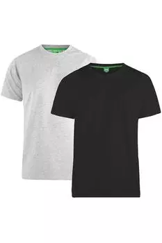 Футболки Fenton Kingsize D555 с круглым вырезом (2 шт.) Duke Clothing, черный