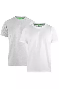 Футболки Fenton Kingsize D555 с круглым вырезом (2 шт.) Duke Clothing, серый