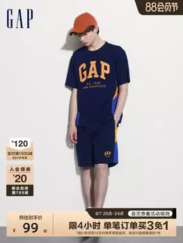 Футболки Gap с короткими рукавами с буквенным принтом, белый