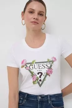 Футболки Guess, белый