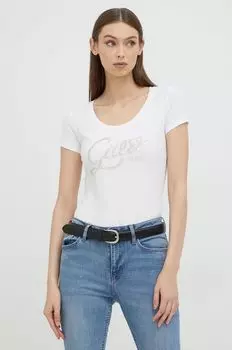 Футболки Guess, белый