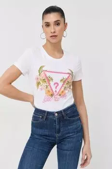 Футболки Guess, белый