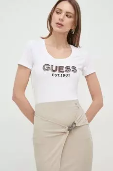 Футболки Guess, белый