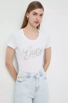 Футболки Guess, белый