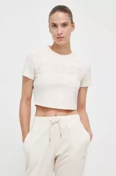 Футболки Guess, бежевый
