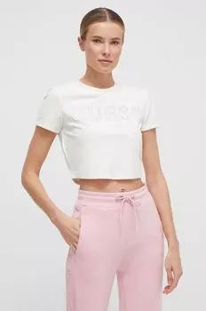 Футболки Guess, бежевый