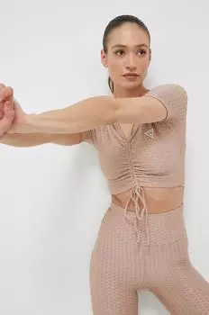 Футболки Guess, бежевый