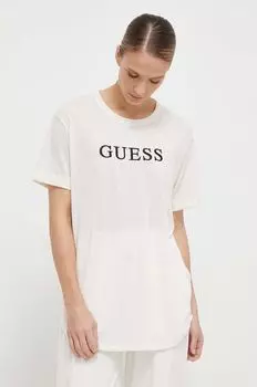 Футболки Guess, бежевый