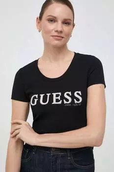 Футболки Guess, черный