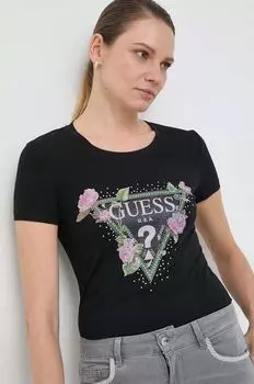Футболки Guess, черный