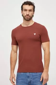Футболки Guess, коричневый