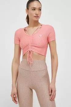 Футболки Guess, розовый