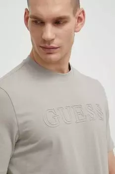 Футболки Guess, серый