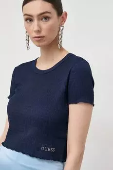 Футболки Guess, темно-синий