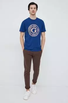 Футболки Guess, темно-синий