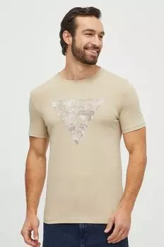 Футболки Guess, зеленый