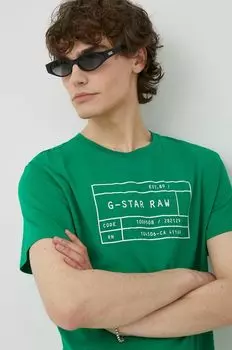 Футболки из необработанного хлопка, 2 пары G-Star G-Star Raw, коричневый