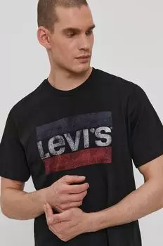 Футболки Levi's, черный