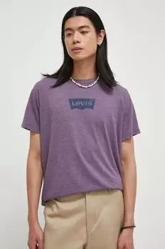 Футболки Levi's, фиолетовый