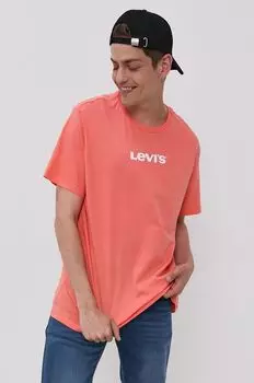 Футболки Levi's, оранжевый