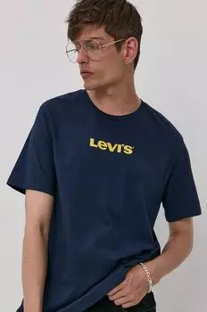 Футболки Levi's, темно-синий