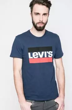 Футболки Levi's, темно-синий