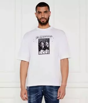 Футболки Loose fit Dsquared2, белый