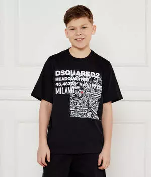 Футболки Loose fit Dsquared2, черный