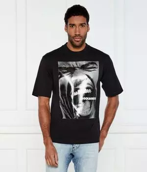 Футболки Loose fit Dsquared2, черный