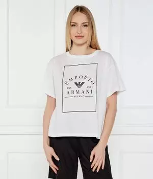 Футболки Loose fit Emporio Armani, белый