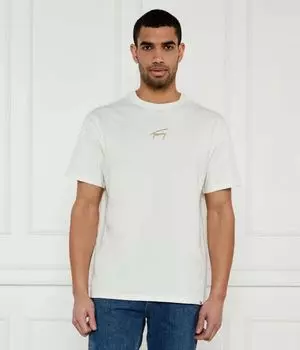 Футболки Loose fit Tommy Jeans, экрю