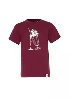 Футболки Милкшейк Band of Rascals, цвет Brick Red