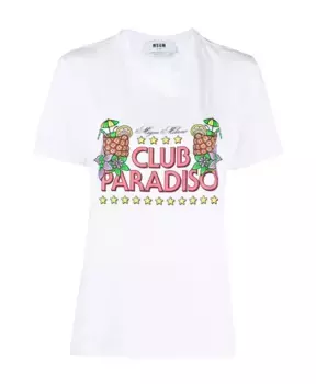 Футболки Msgm, белый