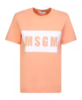 Футболки Msgm, оранжевый