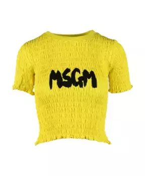 Футболки Msgm, желтый