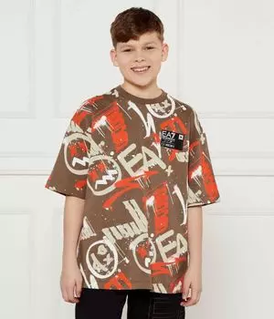 Футболки Oversize fit Ea7, коричневый