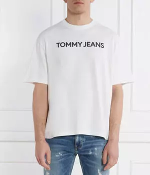 Футболки Oversize fit Tommy Jeans, белый
