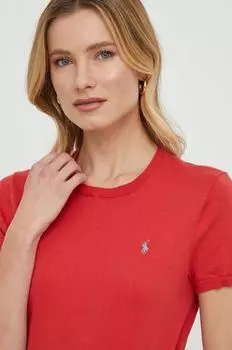 Футболки Polo Ralph Lauren, красный