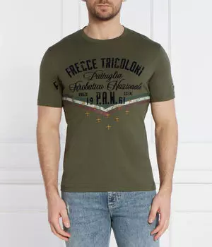 Футболки Regular fit Aeronautica Militare, хаки