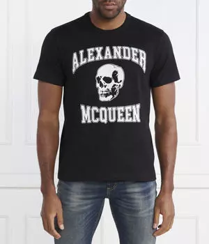 Футболки Regular fit Alexander Mcqueen, черный