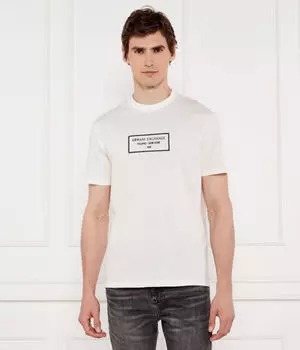 Футболки Regular fit Armani Exchange, экрю
