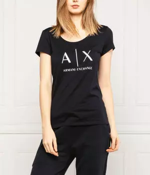 Футболки Regular fit Armani Exchange, черный