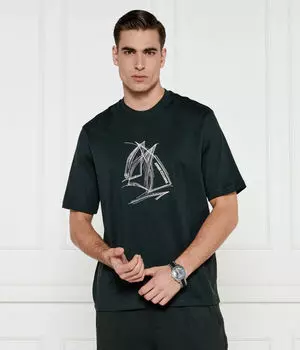 Футболки Regular fit Armani Exchange, зеленый