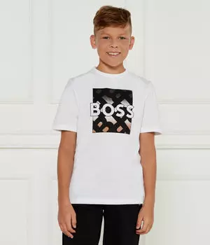 Футболки Regular fit Boss Kidswear, белый