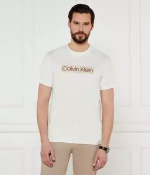 Футболки Regular fit Calvin Klein Jeans, экрю
