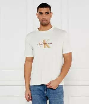 Футболки Regular fit Calvin Klein Jeans, экрю