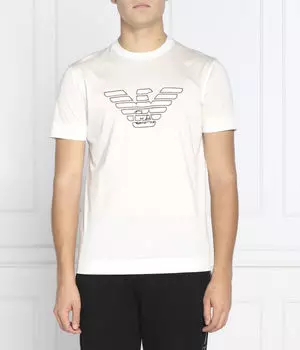 Футболки Regular fit Emporio Armani, белый