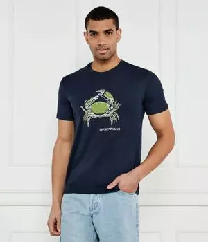 Футболки Regular fit Emporio Armani, синий