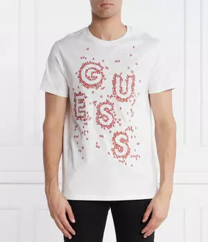 Футболки Regular fit Guess Jeans, белый