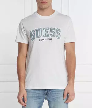 Футболки Regular fit Guess Jeans, белый